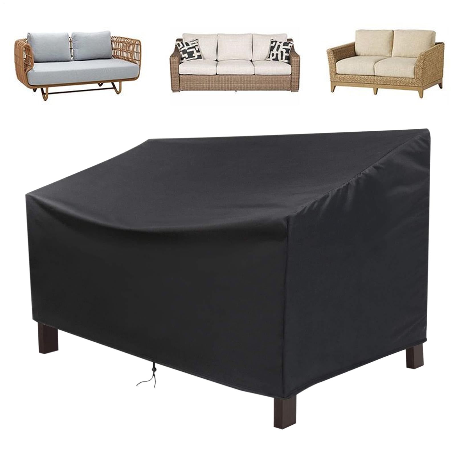 Patio Furniture Covers with Adjustable Straps