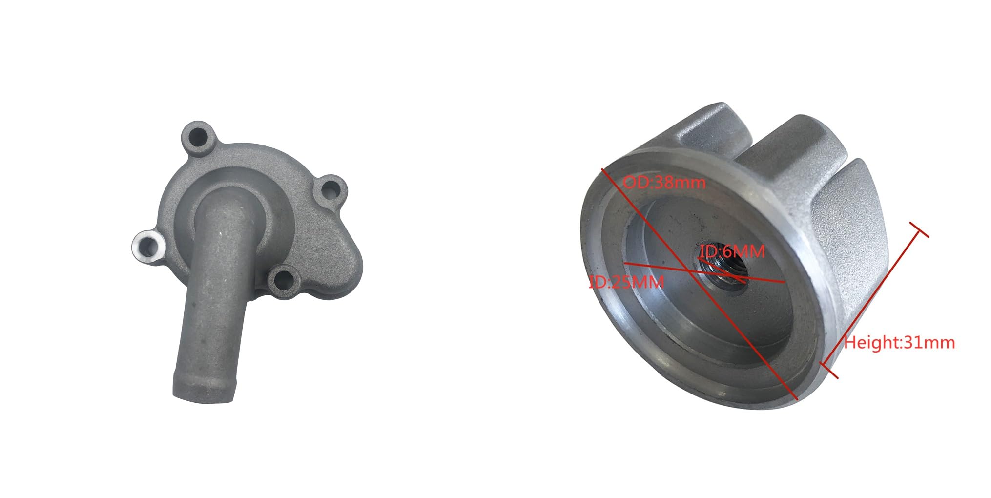 [Parte di rinnovo] Gruppo Pompa Acqua 172mm for Honda Helix CN250 Elite CH250 for CFMoto CF250 250CC [Sostituzione]