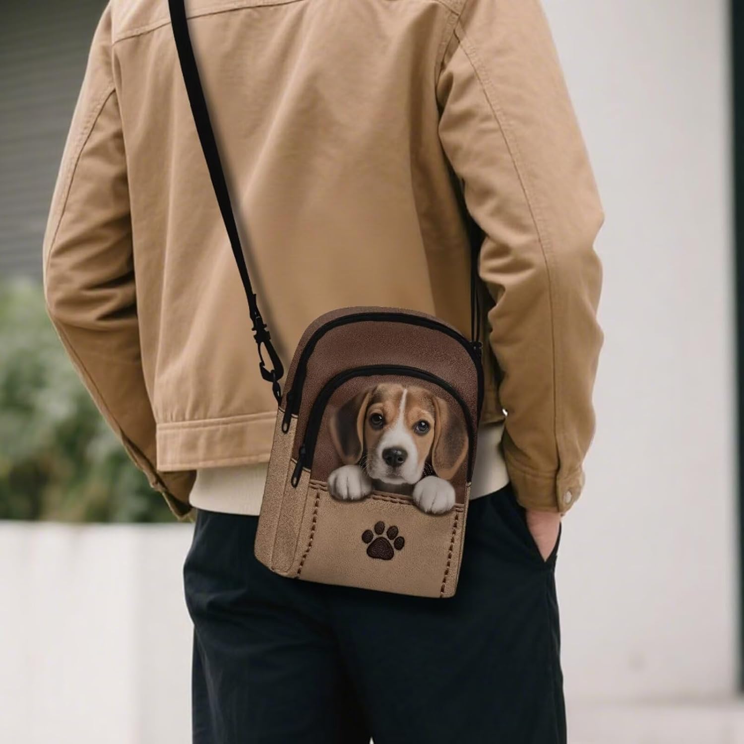 Lotusorchid Shoulder Bag for Women Crossbody, Portable Handbags Crossbody Cell Phone Bag Gift for Mom Wife Friends