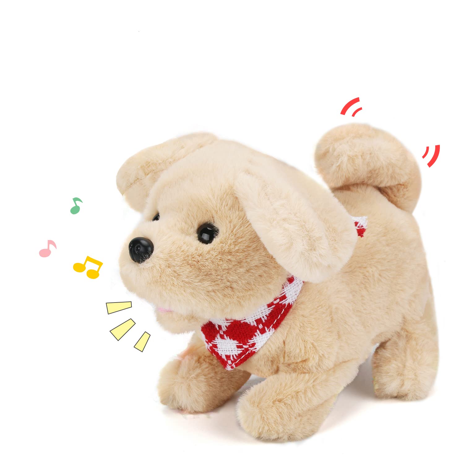ぬいぐるみ 犬 電動 ごっこ遊び ペット飼う 動くいぬ ぬいぐるみ 音声付き おもちゃ 子供 プレゼント