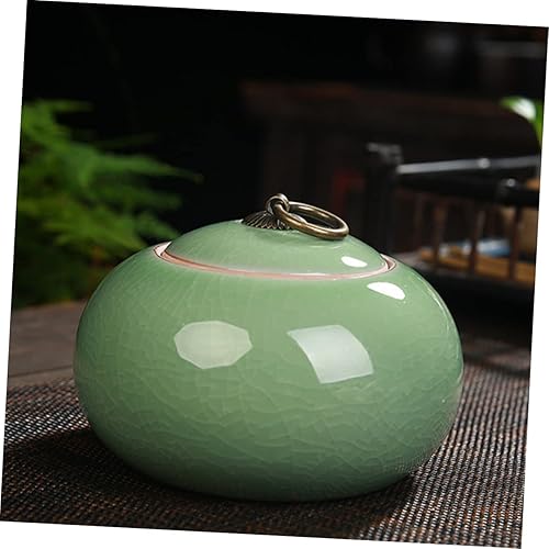 Miniatura 9 de Recipiente de café de cerámica para té, tarro de galletas de cerámica, tarro de galletas vintage, recipiente de cerámica hermético, recipiente de