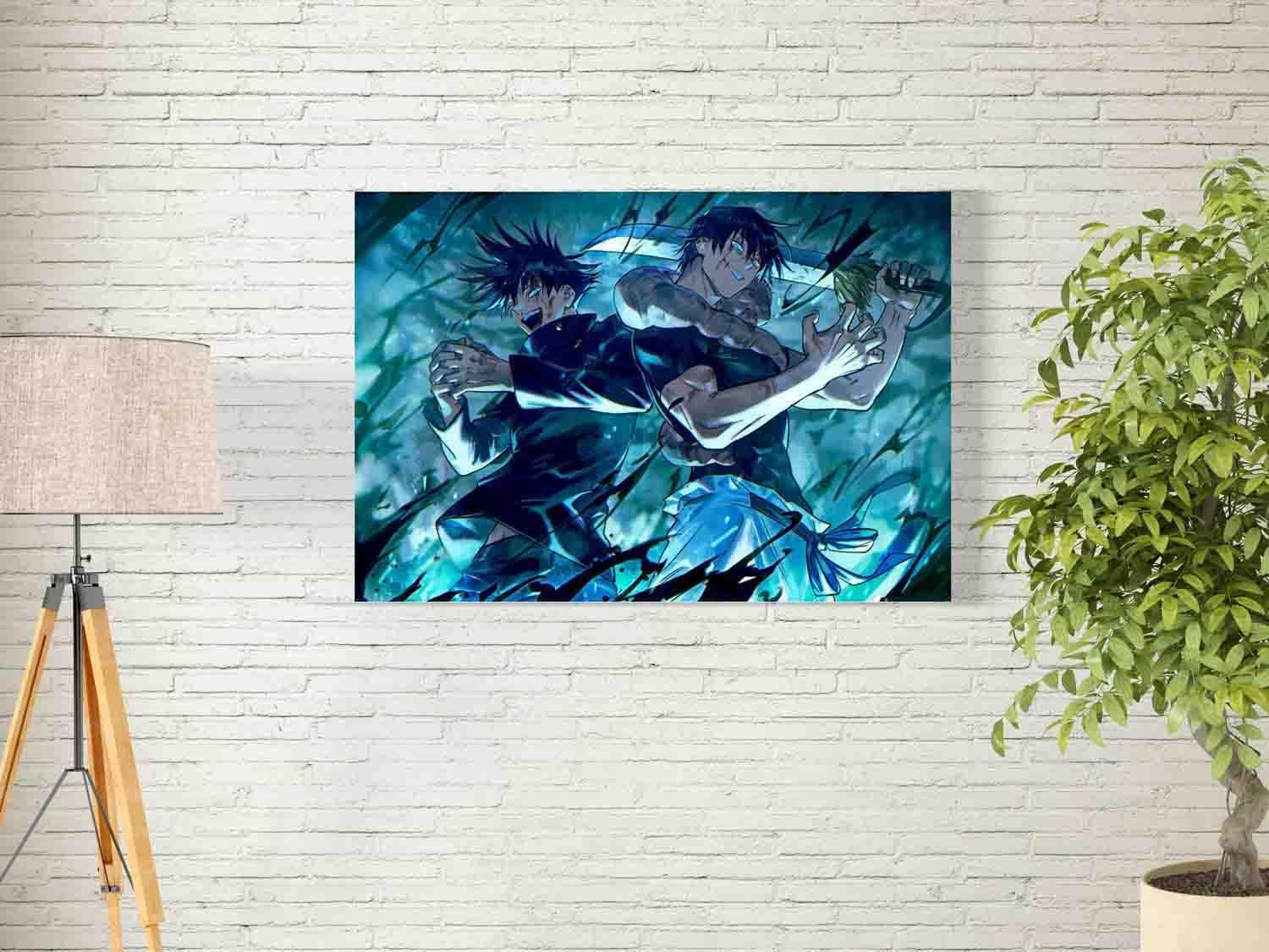 BPA® toji fushiguro jujutsu Wall Art for Decoration easy to hang, 45x70cm, 1Pcs