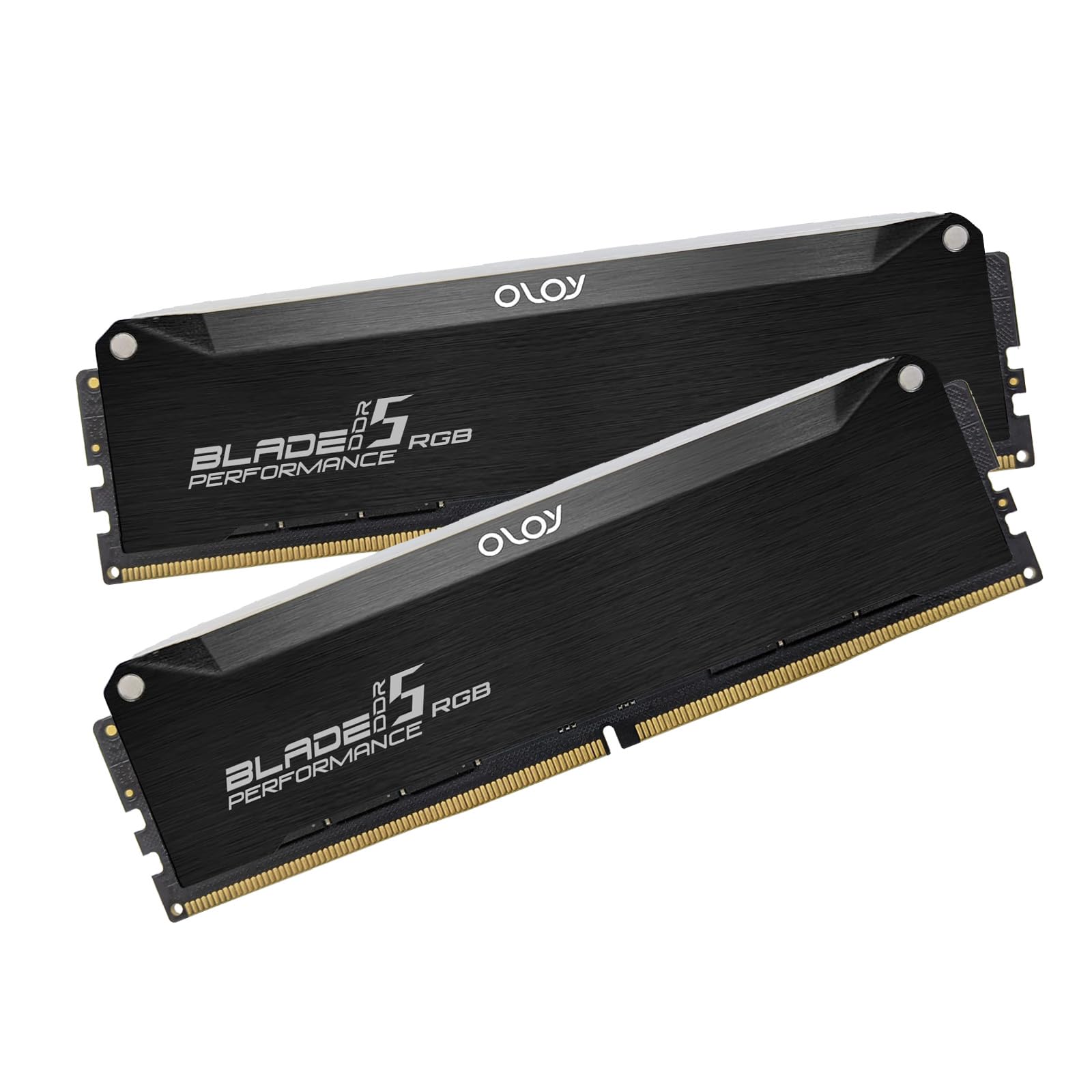 OLOy DDR5 RAM 32GB (2x16GB) Black Hairline Blade RGB 6000 MHz CL30