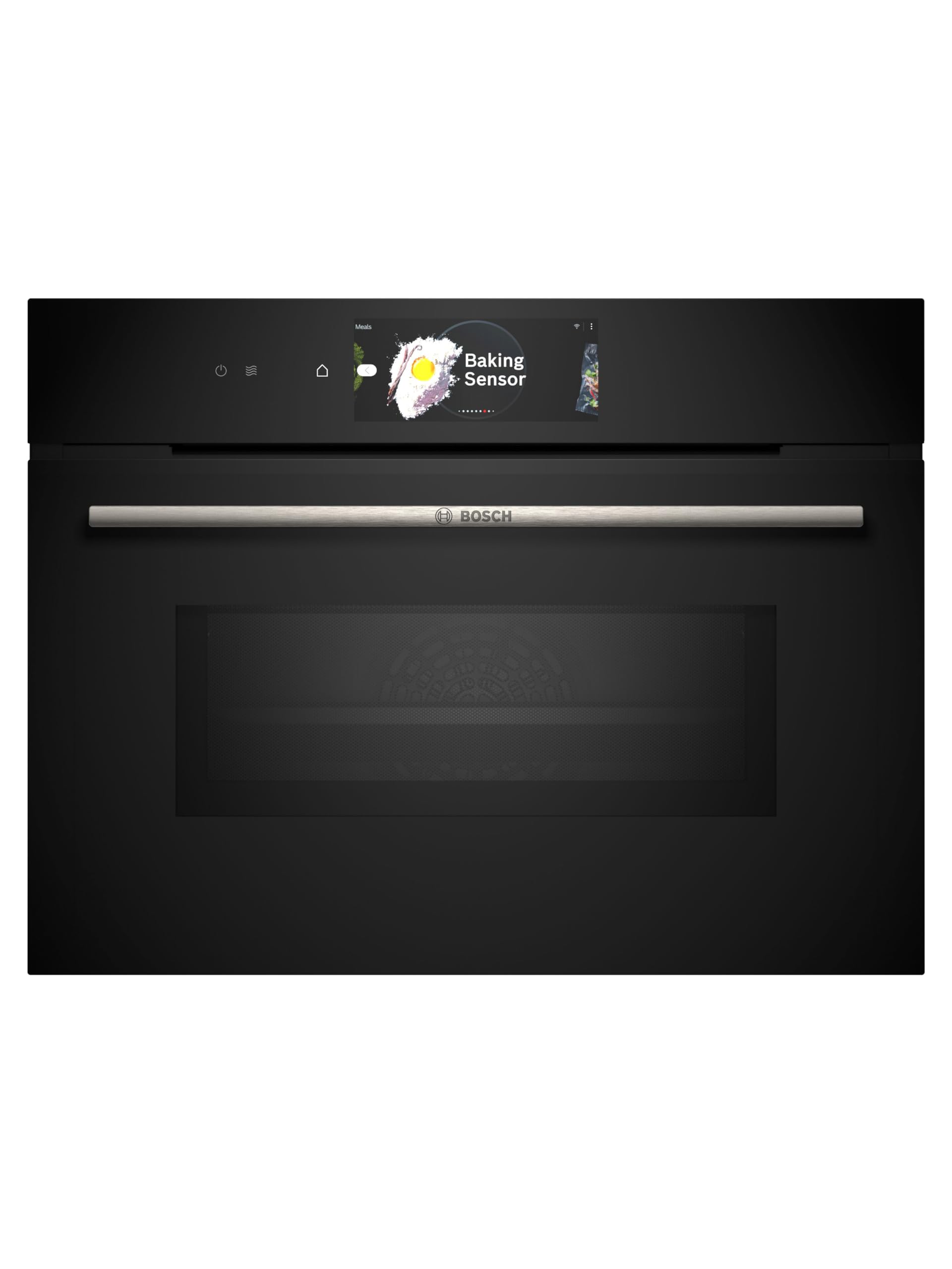 Bosch CMG778NB1 Serie 8, Forno compatto da incasso con funzione microonde 60 x 45 cm Nero