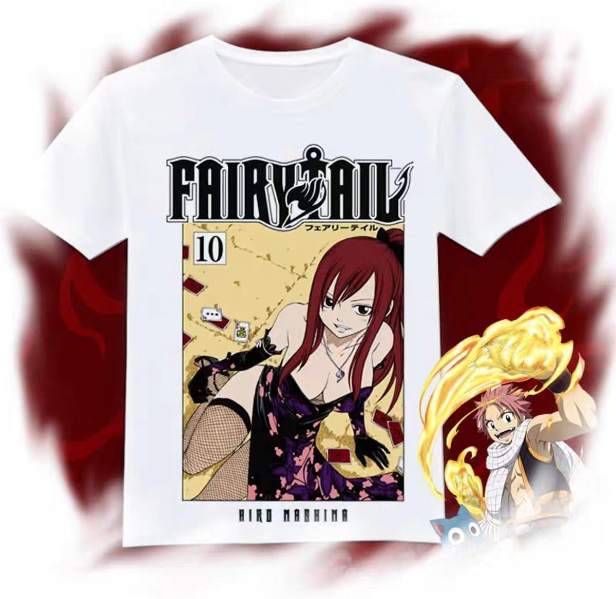 Amazon | フェアリーテイル 半袖 tシャツ 夏服 グッズ ハッピー