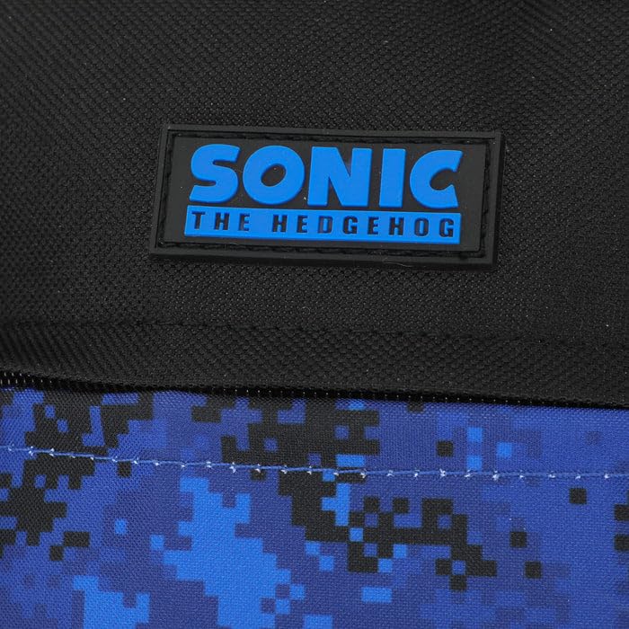 Bioworld Sonic The Hedgehog Sac à bandoulière pour garçon Bleu, bleu, Taille unique