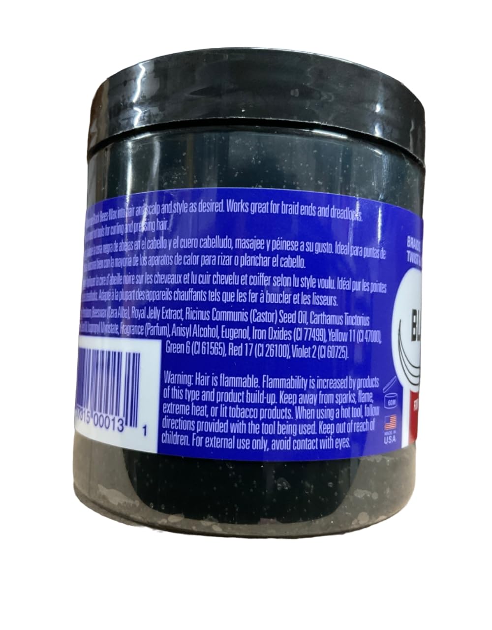 Dax Black Beeswax (Pack of 2)