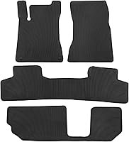 Vista 18 de Alfombrillas de Piso de Automóvil Ajuste Personalizado para Mercedes Benz GLK 350 2010-2015 Goma Negra Protección Todo Clima Forros de Piso