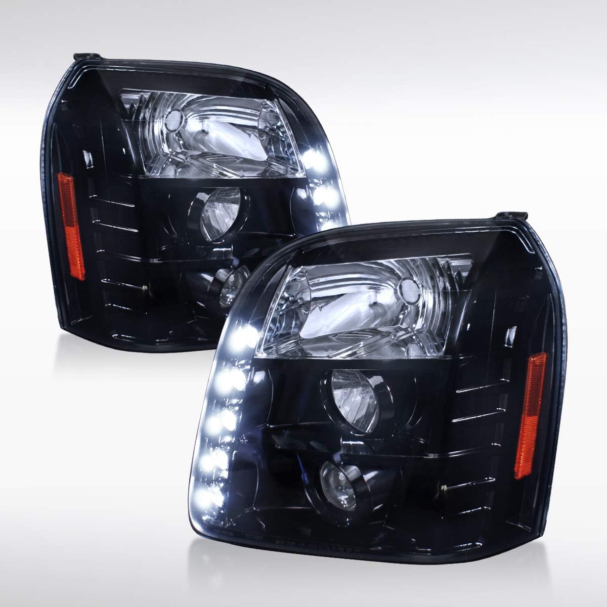 Clear LED Fog Light Kits For 2007-2014 GMC Yukon XL 1500/2500 – Direct Replacement