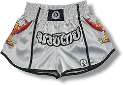 Thai Armor Calção de Muay Thai para Treino, Competição e Luta, Shorts de Boxe Tailandês Confortável, Ideal para Atletas