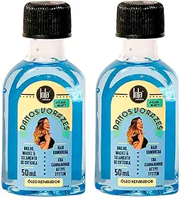 KIT LOLA COSMETICS DANOS VORAZES ÓLEO REPARADOR CAPILAR 50ML – 2 UNIDADES
