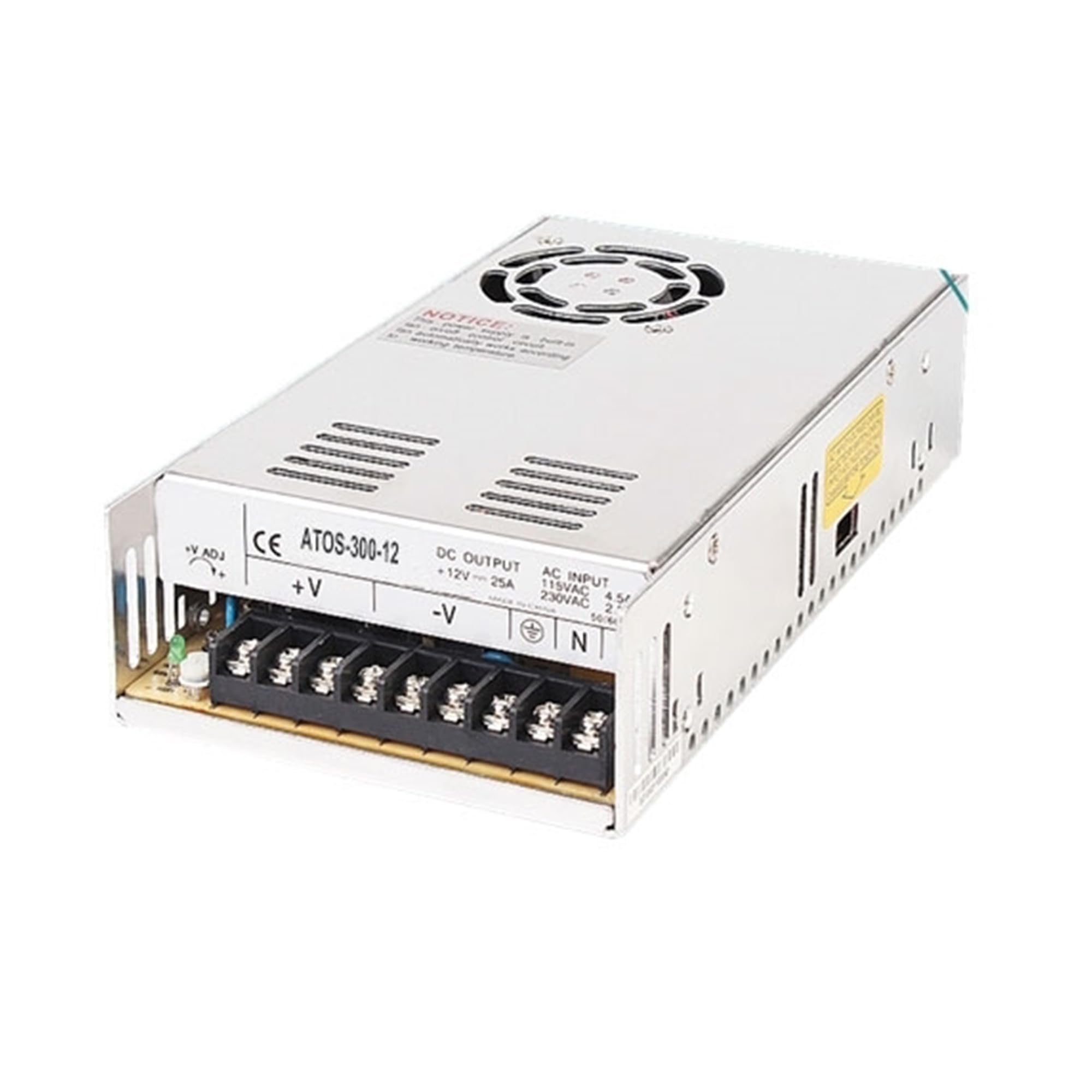 Amazon.com: 12V 25A 300W Switching Power Supply Adapter SMPS AC