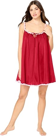 Amoureuse Plus Size Babydoll Ruffle Gown