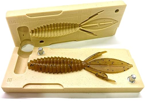 Smedioks Soft Plasti  Mold Lure Making Injection Molds Fishing Lures Sweet Beaver 4.2''