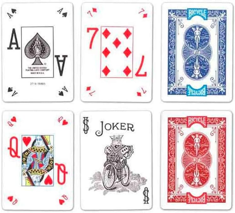 Bicycle Pro Poker Peek Red Back Playing Cards