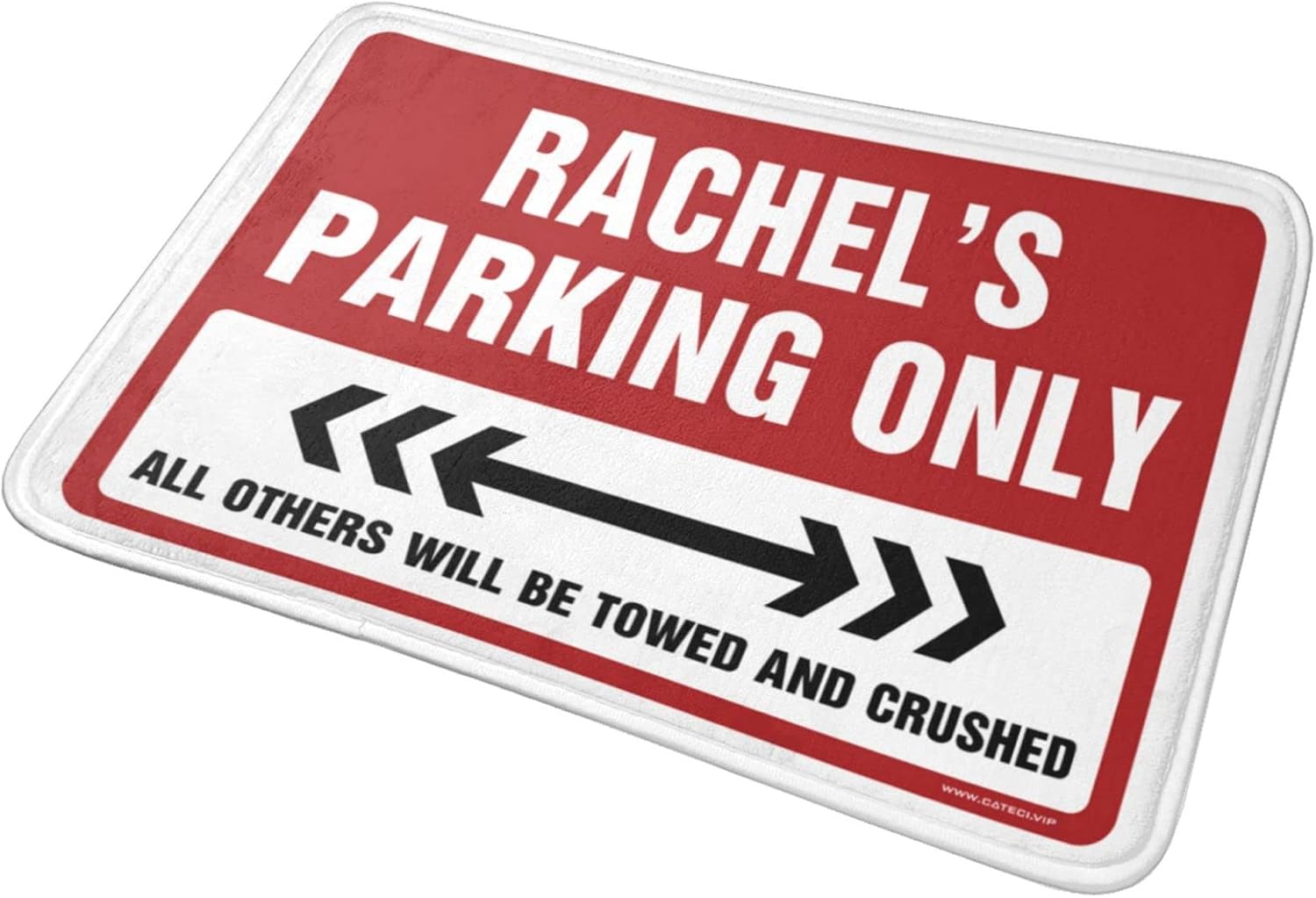 Fall Rugs Outdoor Rachel'S Parking Only Rug Outdoor Front Door Rug Entry Mats Outdoor Home(Size:65X90CM), EHFPCWSPC-65X90CM