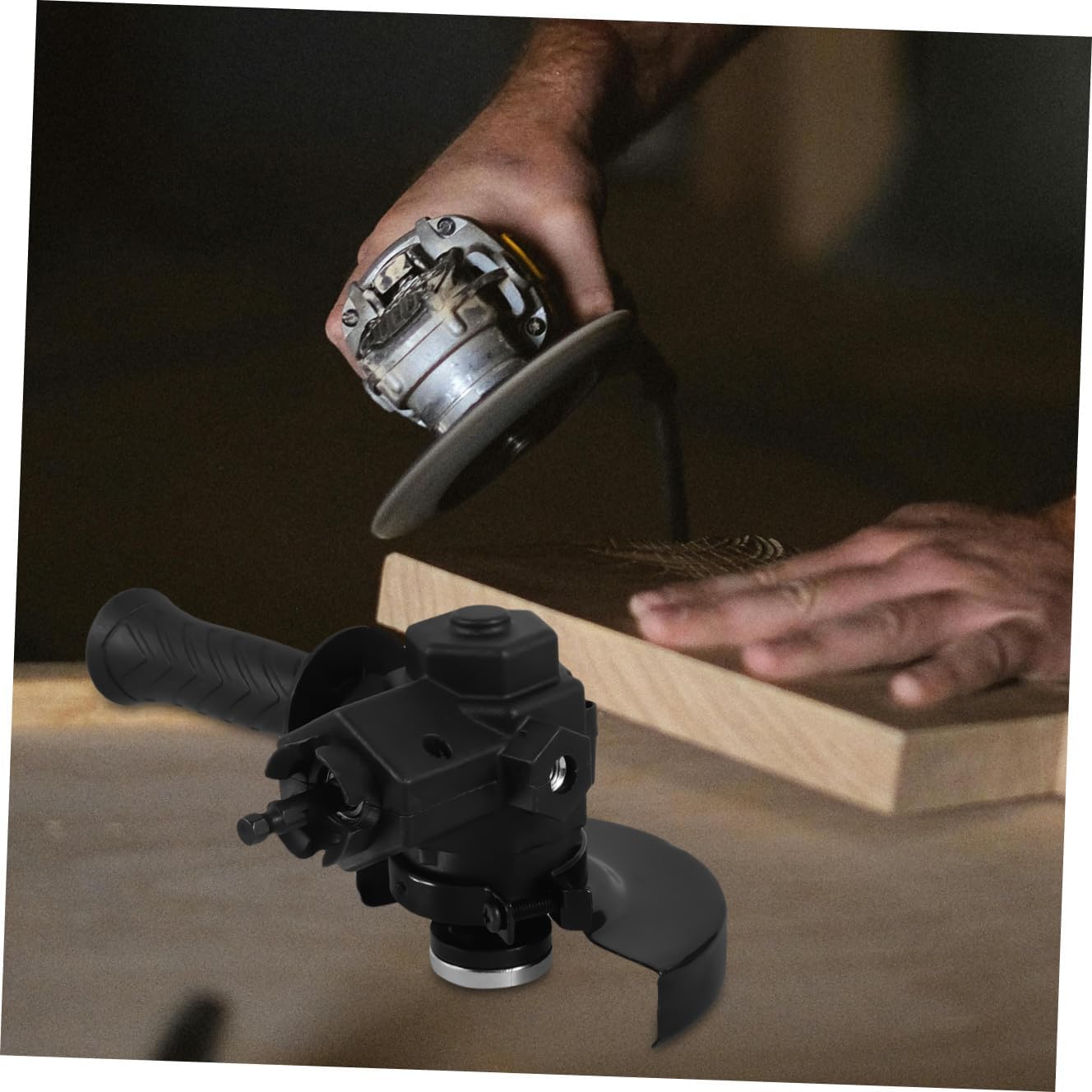 TEHAUX Angle Conversion Adapter for Electric Drill Multi-functional Grinding and Polishing Tool for and and Versatile Drill Attachment for Home and Industrial Applications