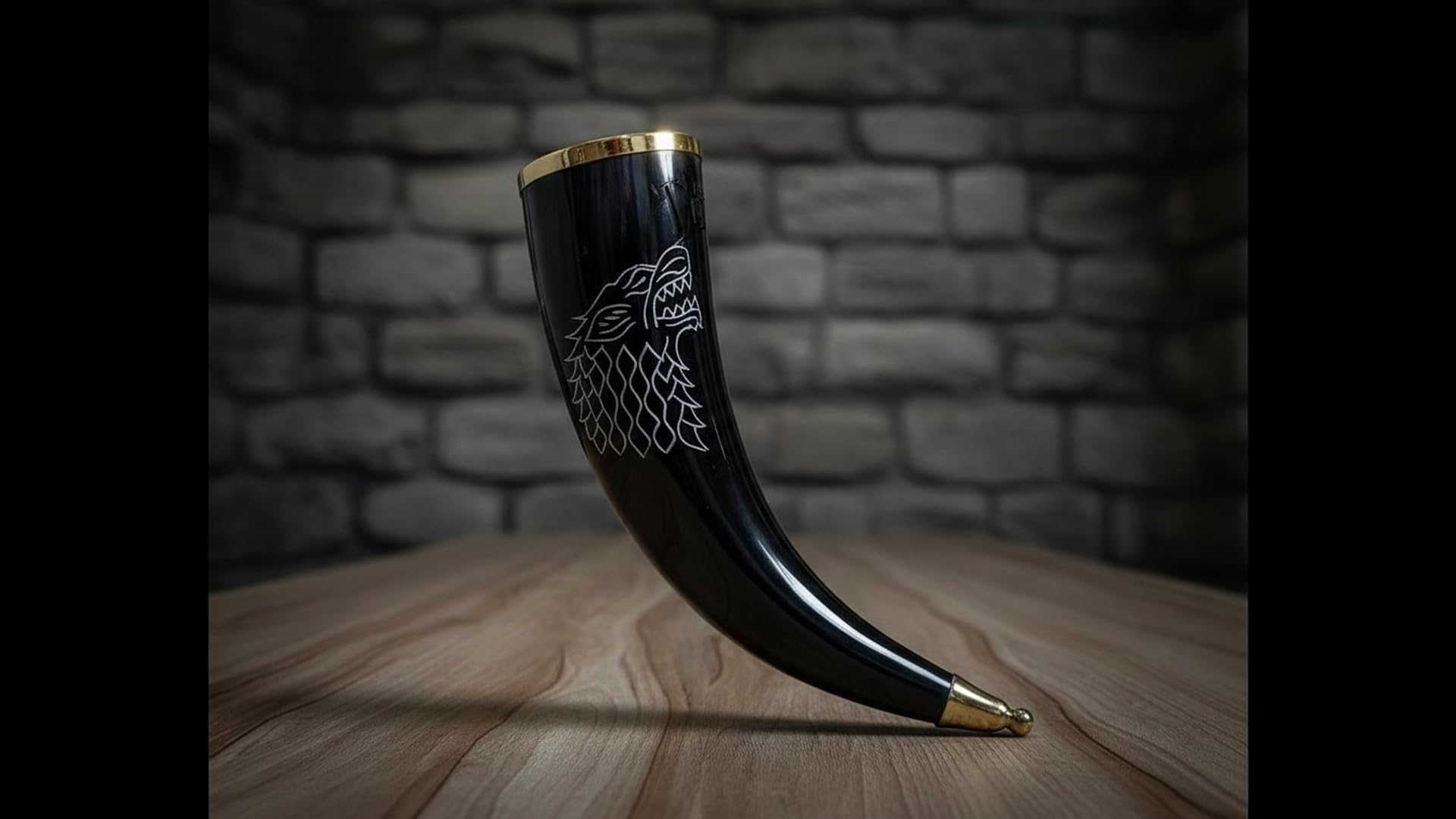 Trinkloin Horn Becher – Handgefertigter Bierkrug Set mit 2 Hornbechern – tolle Wikingergeschenke für Männer, Wikingerdekor-Bierkrug, norwegischer Mead-Krug, mittelalterlicher Wikingerbecher, Coseplay,