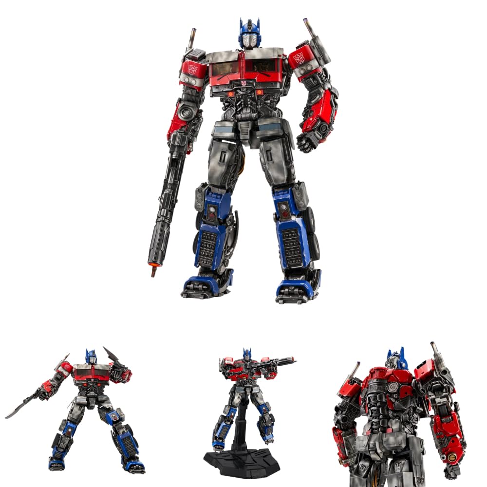 Robosen Robot Optimus Prime - Ascesa delle Bestie Edizione Limitata: 21 motori servo, voce esclusiva di Peter Cullen, interattivo con app, azioni aeree, sogno per collezionisti.