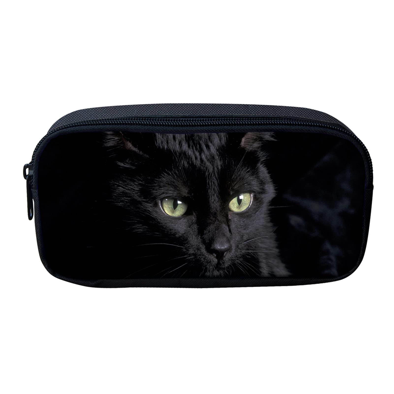 Katzen-Federmäppchen Für Mädchen & Teenager – Großes Fassungsvermögen, Reißverschluss, Polyester (Rosa)