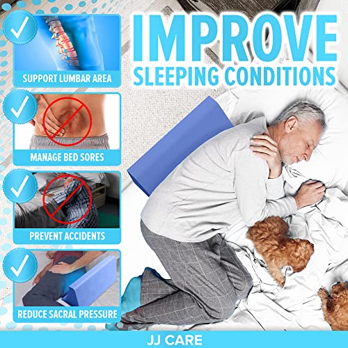 JJ CARE Bed Wedges & Body Positioners - 23.6 Inch, 30 Degree Curved Body Positioning Wedge Pillow for Side Sleeping, Foam Wedge Pillow for Bed Ridden with Pillow Case 4 JJ CARE Bed Wedges & Body Positioners - 23.6 Inch, 30 Degree Curved Body Positioning Wedge Pillow for Side Sleeping, Foam Wedge Pillow for Bed Ridden with Pillow Case - Image 5