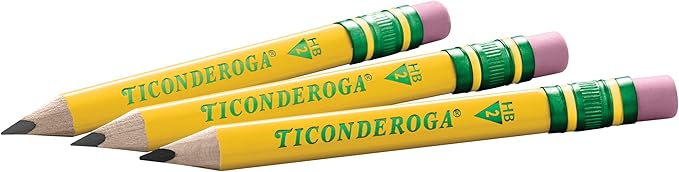 Ticonderoga Lápices Triangulares Cortos #2 HB miniatura 6