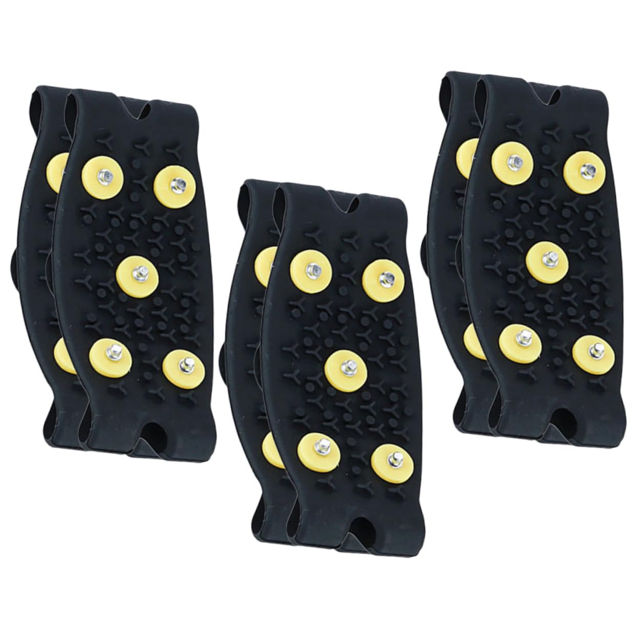Homoyoyo Copriscarpe Antiscivolo Con Ramponcini in Tpe Per Escursioni Arrampicate Su Ghiaccio Grip Per Scarpe Trekking Sneakers Accessorio Per Sicurezza Stabilità