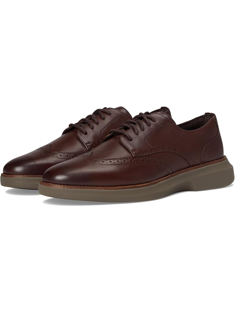 Black Cole Haan Grand Shadowlite Wingtip Oxfords