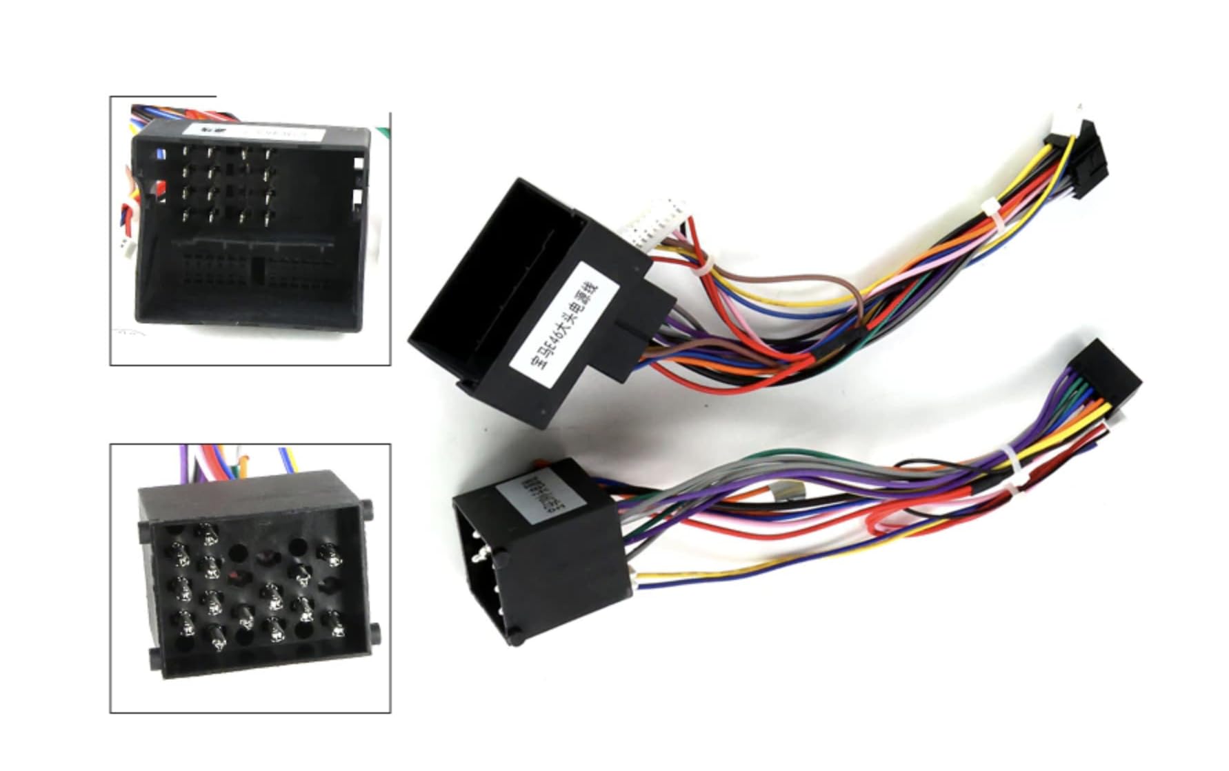Sound Way - 9" Zoll Radio Blende Einbau Rahmen Adapter Einbauset kompatibel mit BMW 5er Series E39 / X5 E53