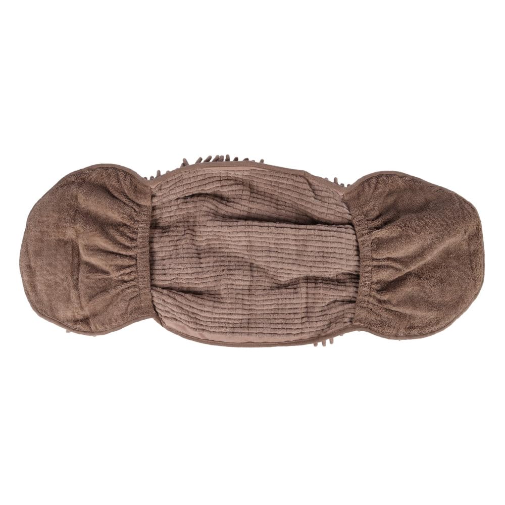 Flamingo Pakka Taupe Ręcznik dla psa - 80x30x2,5cm - Super chłonny - Miękka mikrofibra