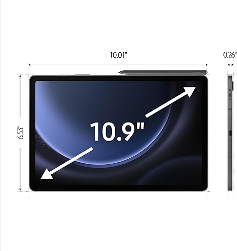 Miniatura 2 de Samsung Galaxy Tab S9 FE Wi-Fi 10.9" 256GB Tablet Android, IP68 resistente al agua y al polvo, batería de larga duración, potente procesador, S Pen,