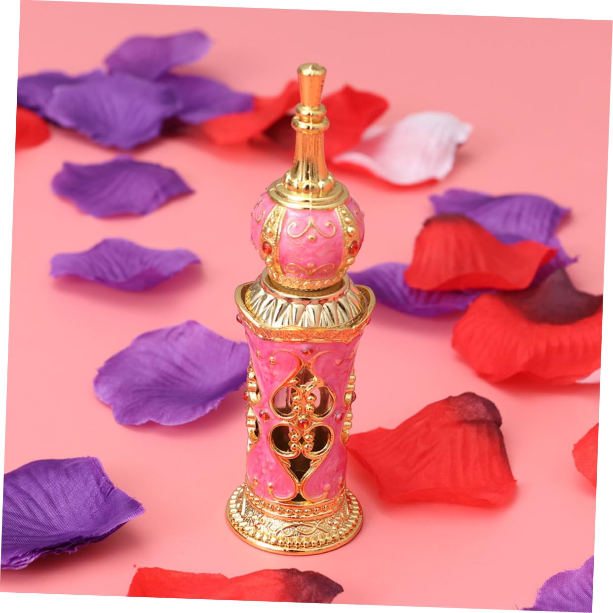 2pezzi Contenitori Per Essenziali in Vetro Bottiglie Profumo Decorative Vuote Profumo Ricaricabili Contenitori