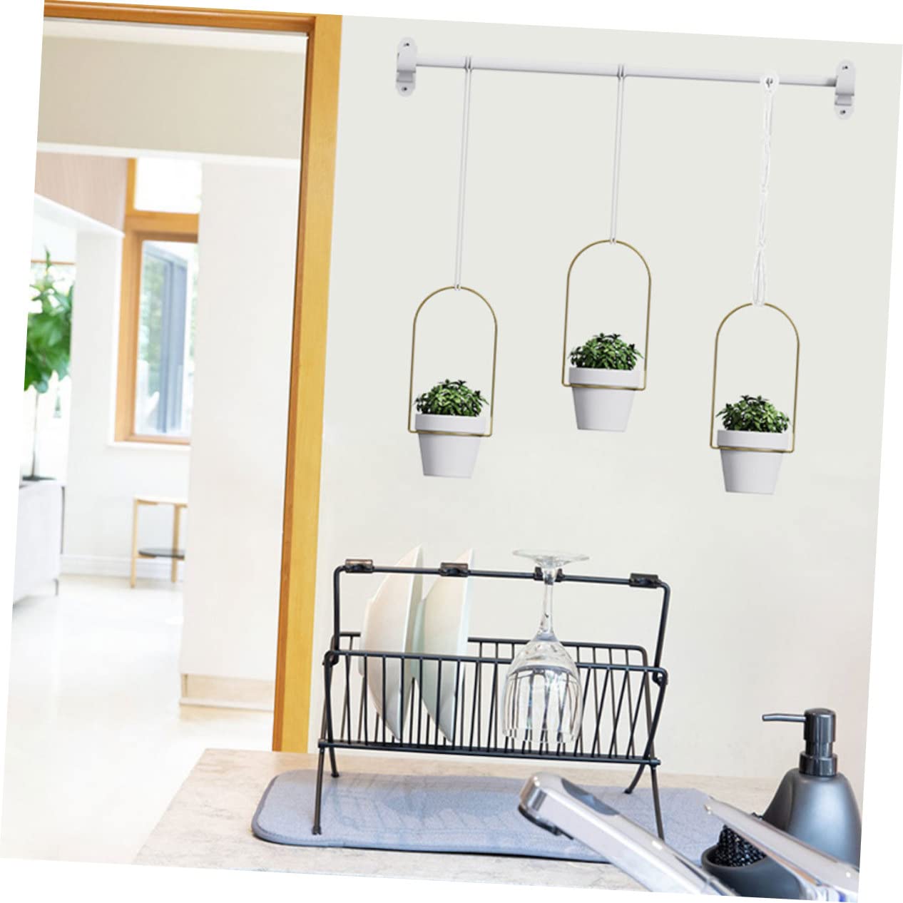 BESPORTBLE 20pezzi Ganci Macramè Per Piante Regolabili Supporti Per Vasi Da Fiori Per Decorazione Interna Ed Esterna Per Balconi e