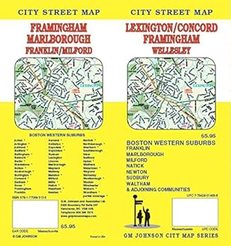 Lexington / Concord / Framingham, MA Street Map