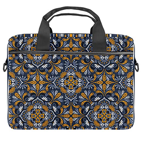 Sacoche ordinateur 13 pouces bandoulière mandala pour voyager l'esprit léger