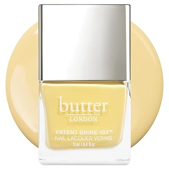 butter LONDON Patent Shine 10X Nail Lacquer Polish - Gel-Like Finish & Chip-Resistant Nail Lacquer Helps Protects & Strengthens Nails - Vegan & Cruelty-Free 0.4 Fl Oz