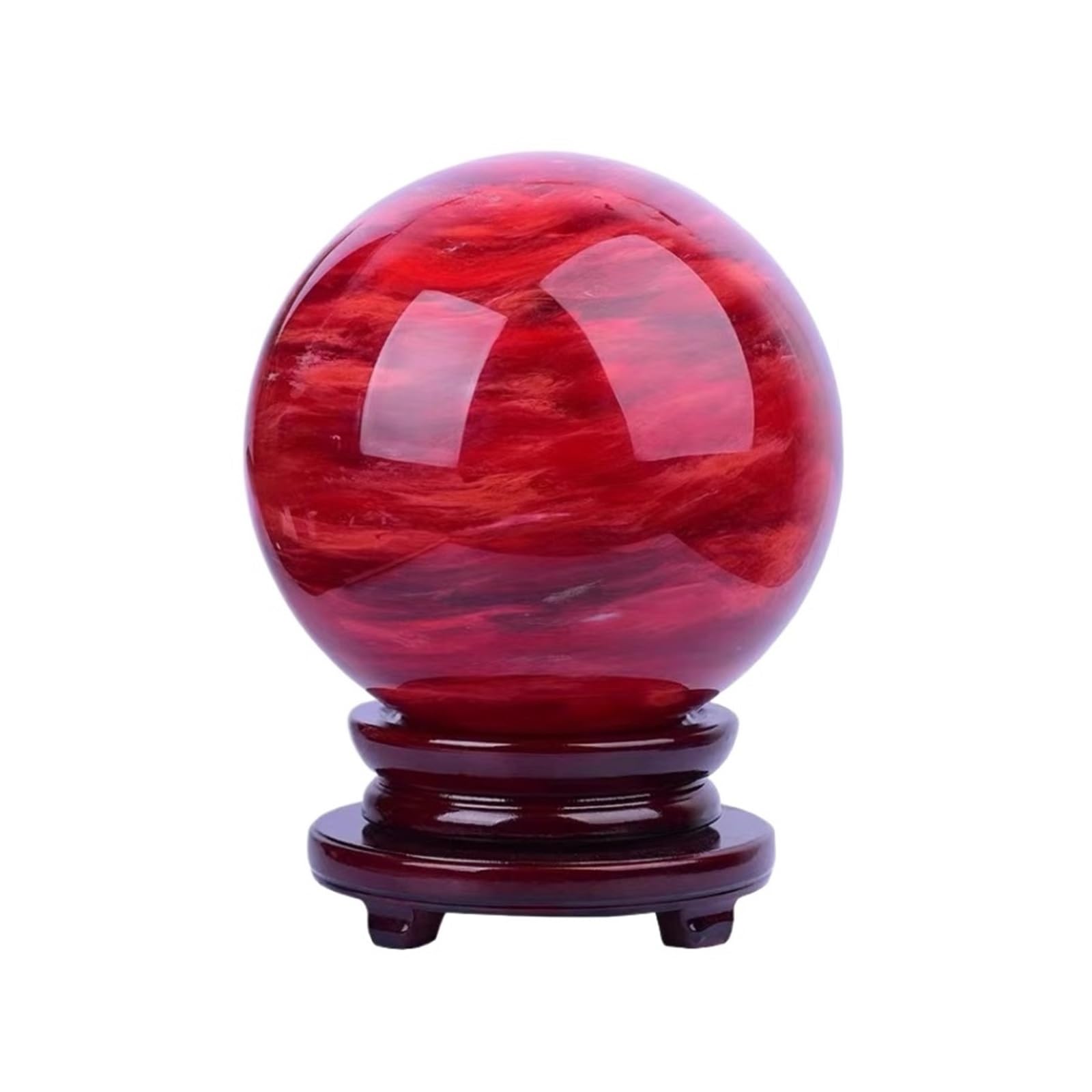Crystal Ball Ornament Crystal Ball Meditation Divination Spheres Feng Shui For Home Art Decoration Decoration(10cm)