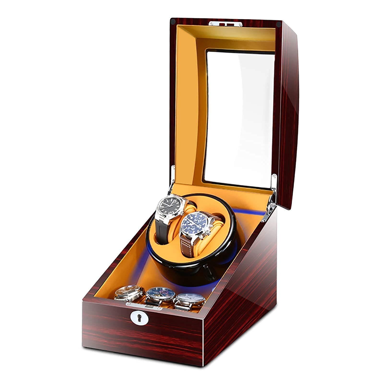 Caricatori per Orologi 2+3, Agitatore Meccanico per Orologi, Motore Silenzioso, Dispositivo di Carica Automatica per Orologi, Caricatore Rotante per Orologi, Cu