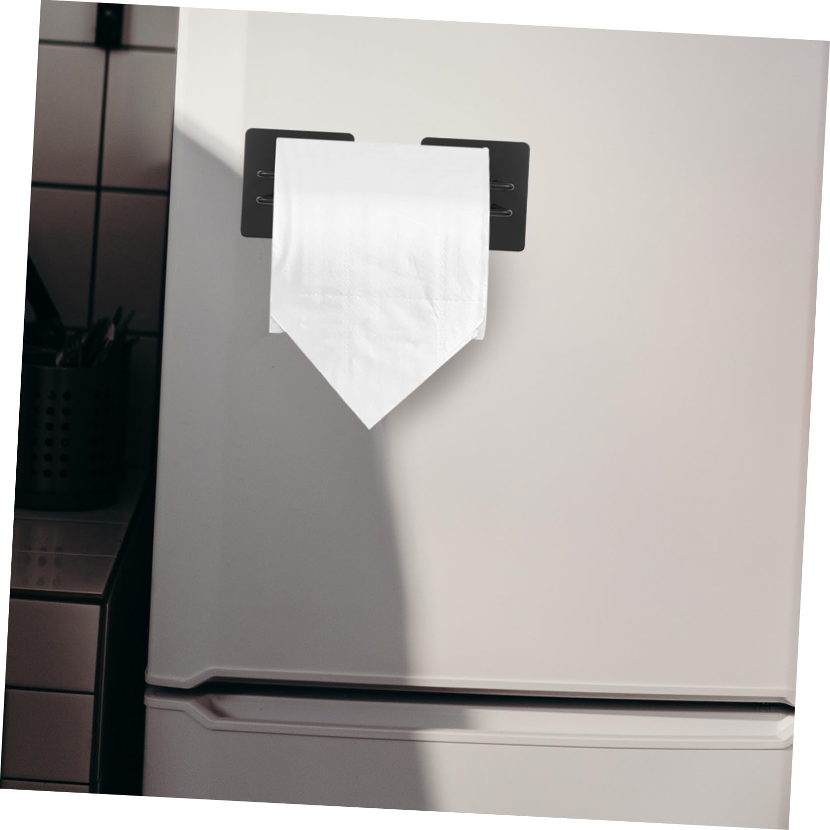 DOITOOL Magnetischer Edelstahl Rollenhalter ohne Bohren mit Haken Multifunktionaler Wc papierhalter und Ablage Praktische Wandhalterung für Bad und Küche Einfache Installation Langlebig