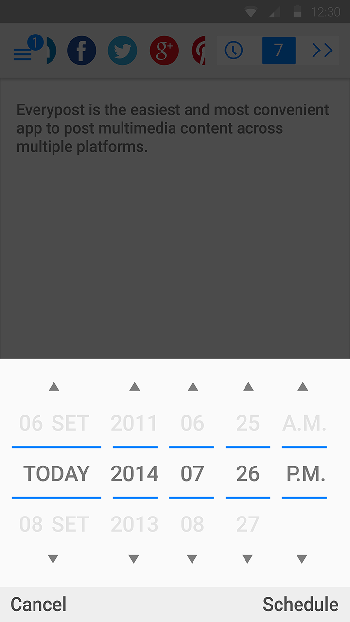 Everypost for Twitter, Facebook & Google+-App im Amazon Appstore