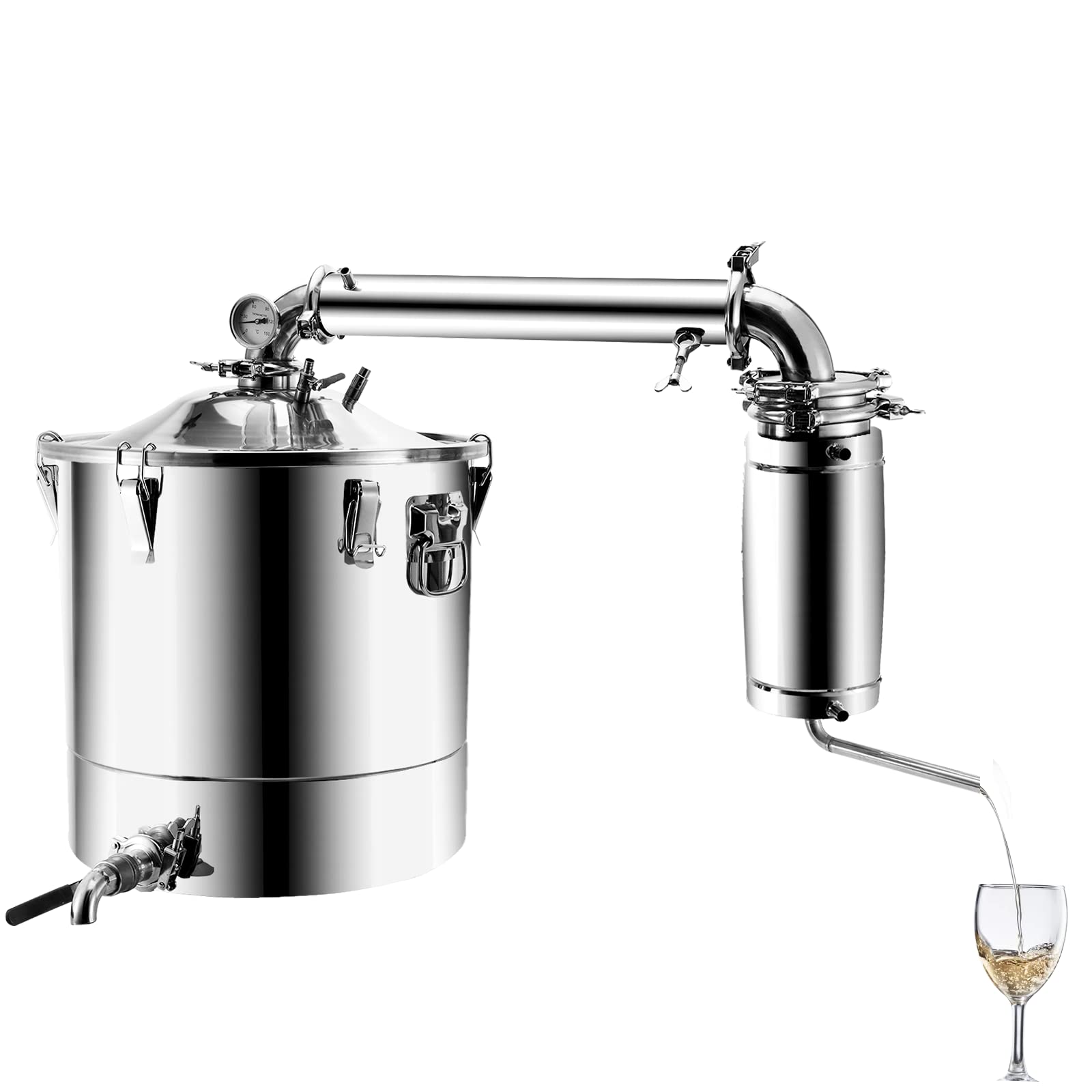 Amazon｜BAOSHISHAN アルコール ステンレス蒸留器 ホーム