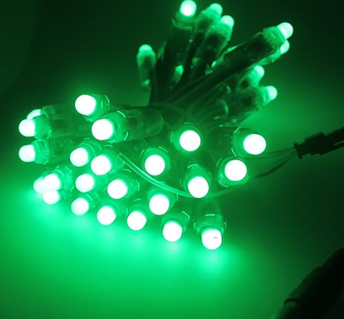 Miniatura 9 de Rextin WS2811 luces LED en tira impermeables RGB completo 12 pulgada DC 5 voltios 50pcs RGB