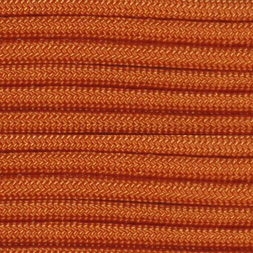 Paracord Hero Burnt Orange 100' 10' 20' 50' 100' Hanks Parachute 550 Cord Type III 7 Strand Paracord - Largest Paracord Selection