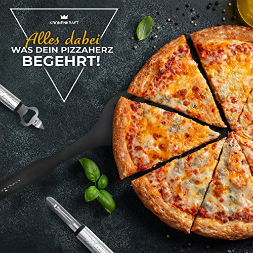 KRONENKRAFT 12 teiliges Küchenset Küchenzubehör, Kochset, Küchenutensilien Set, Küchenzubehör, Kochzubehör, Haushaltshelfer Set, Pfannenwender, Schneebesen 6