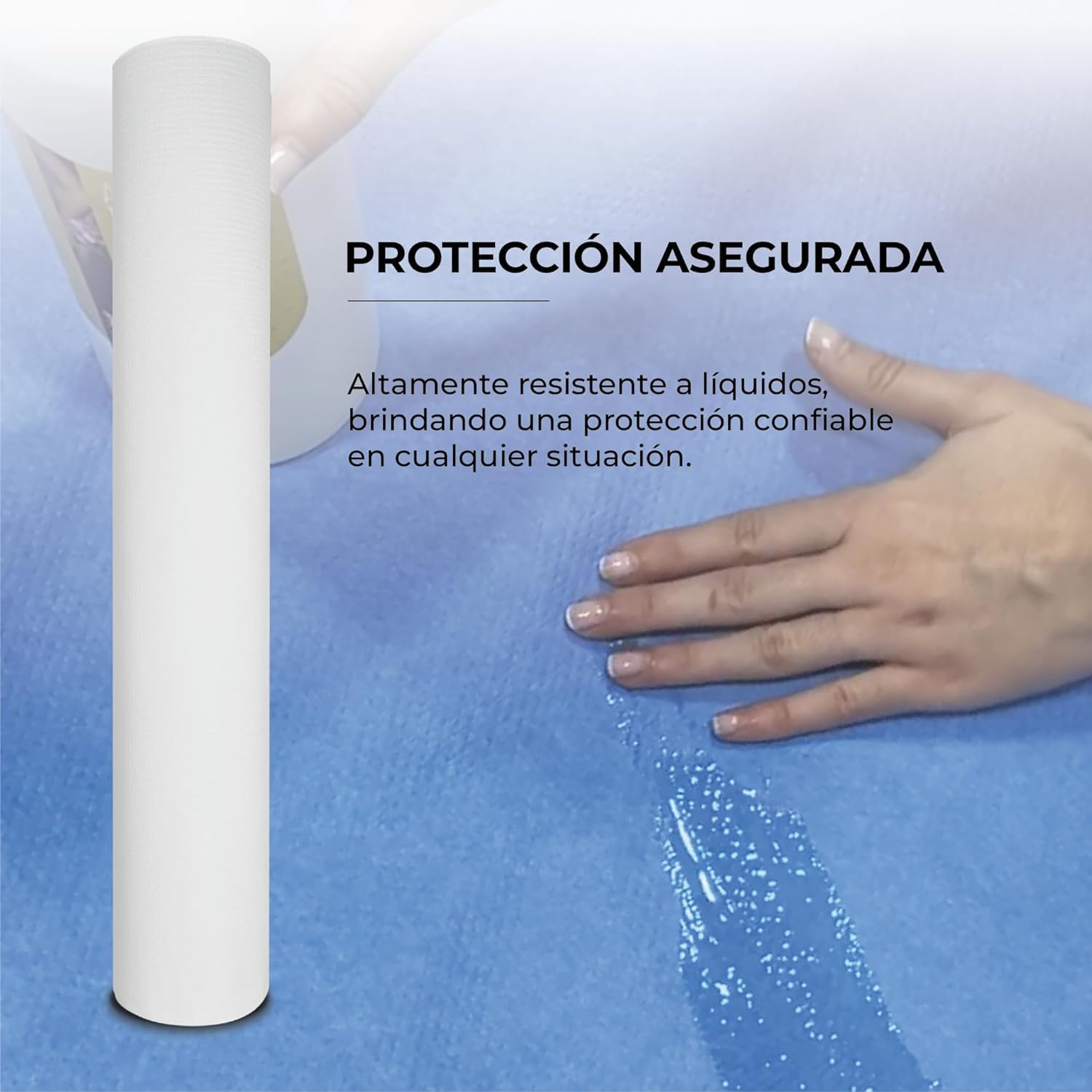 6 Rollos de Papel Camilla para Masaje Parafinado Antigoteo Multicolor 60 cm x 70 m