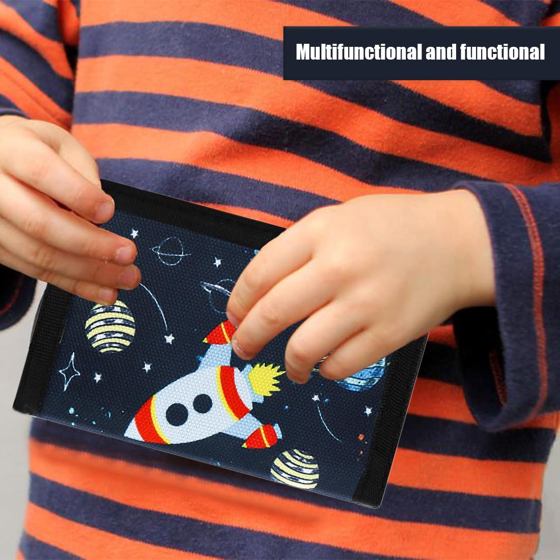 minimutz Portafoglio Spidey bambini – Personalizzato con nome – Portafoglio da appendere ragazzi ragazze, Spidey - Blu, Classico