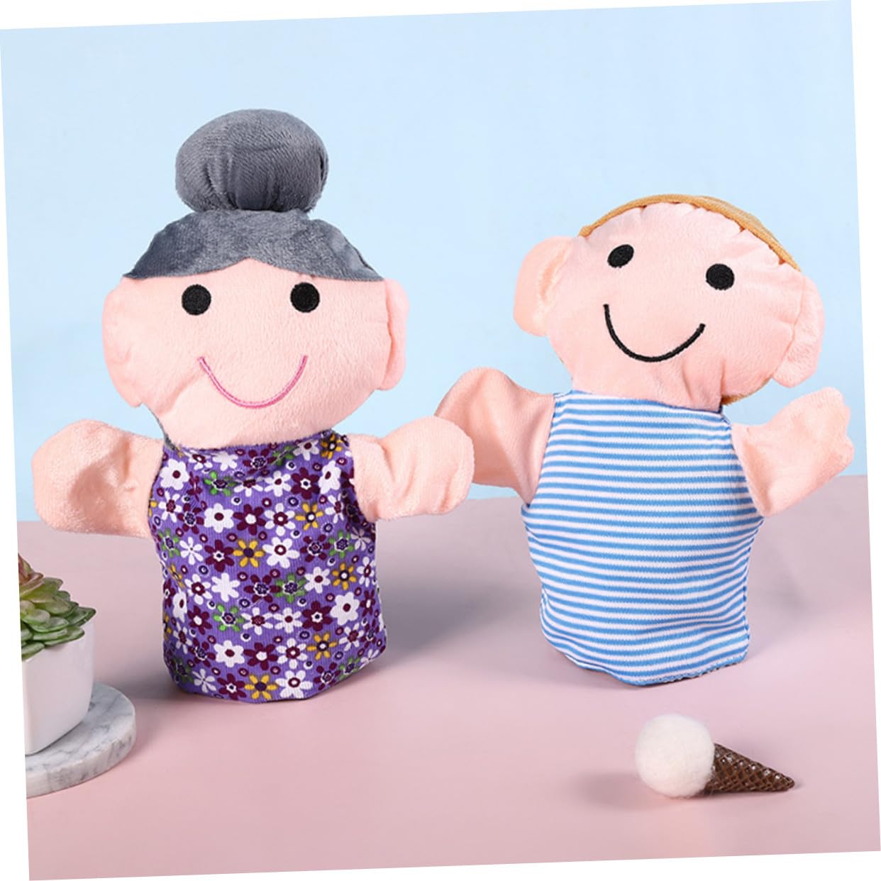 SUPVOX 6 pezzi Marionette da Mano Morbide in Peluche per Giocattolo Educativo e Creativo per Sviluppo Manualità e Immaginazione Adatto e Adulti