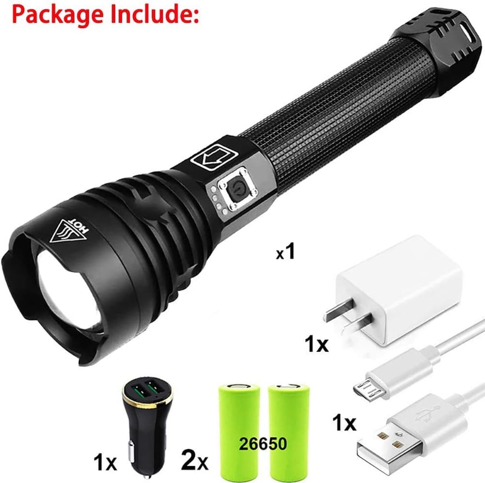 Flashlight Tactical Waterproof Rechargeable Batteries Photo