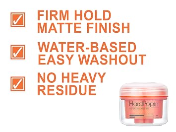 ATS Stylemuse Hard Popin Hair Styling Wax - Men and Women Matte Molding Cream Firm Hold 100 gram 3.53 ounce
