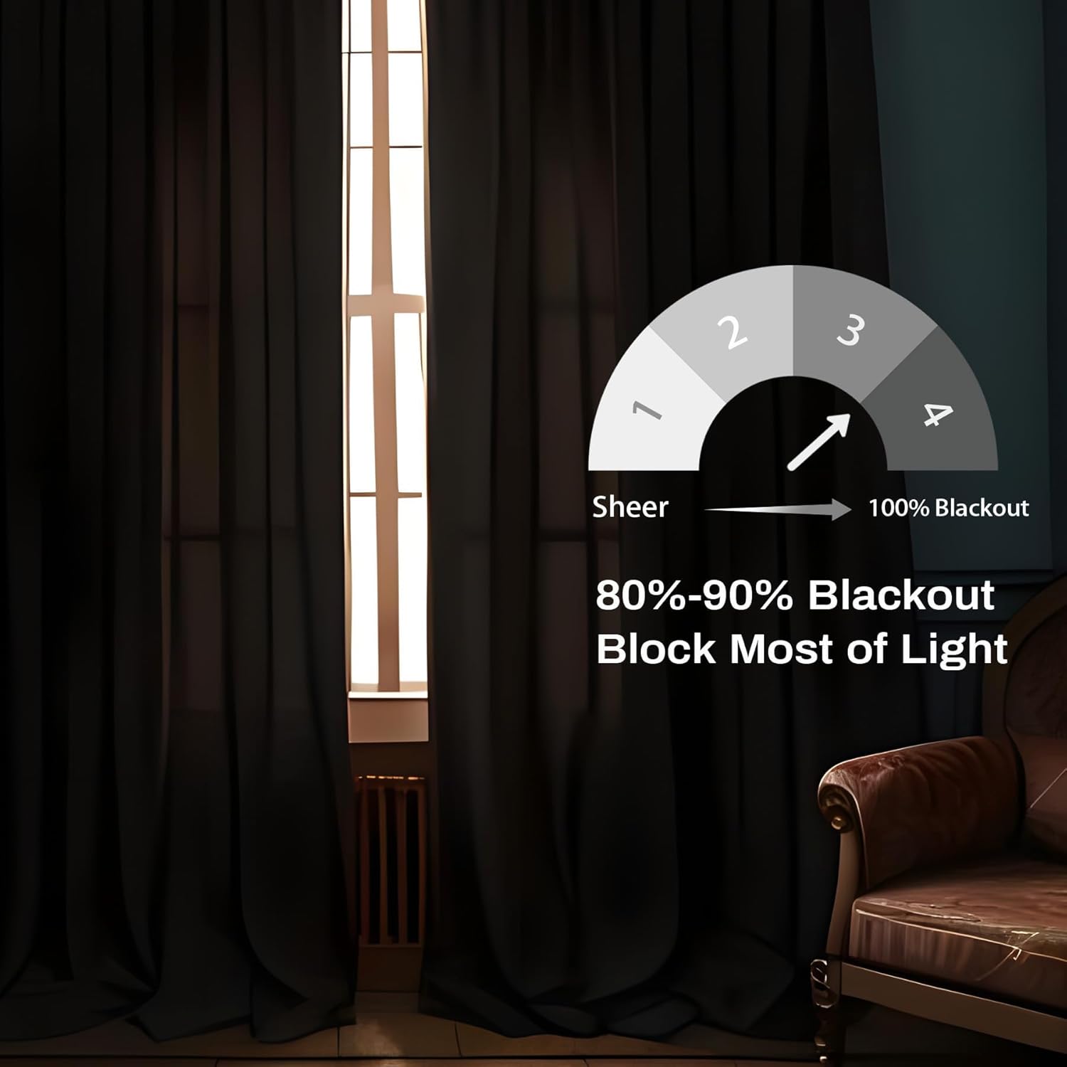 DriftAway Soundproof Thermal Insulated Quilted Curtain Liners for Bedroom Sound Barrier Blackout Cold Heat Noise Reducing Energy Saving 50 Inches by 58 Inches Grayish White One Panel